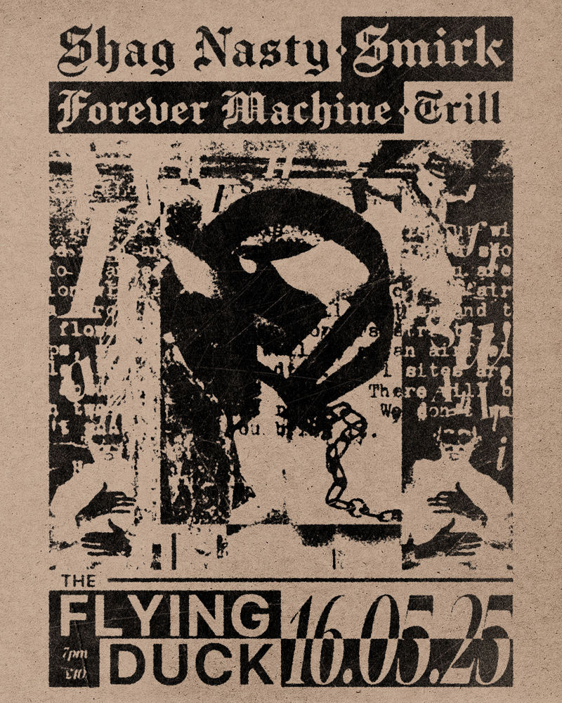 Shag Nasty, SMIRK, Forever Machine, Trill