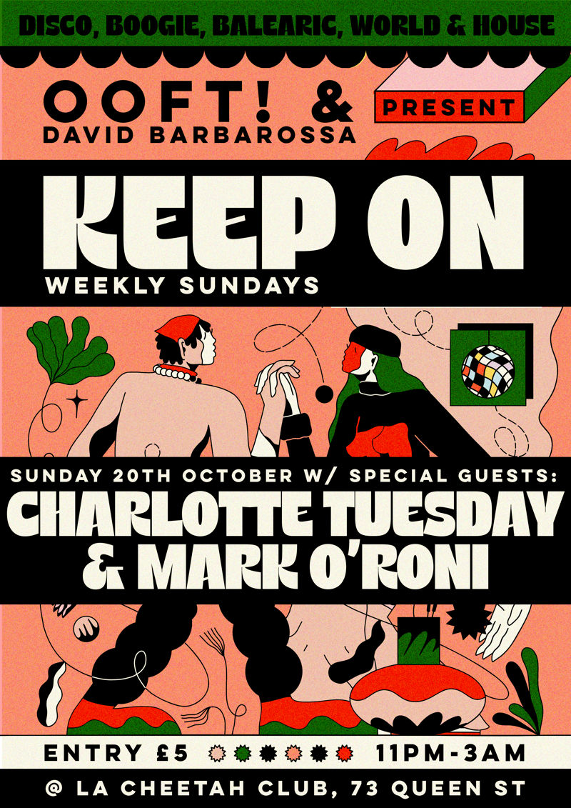 Charlotte Tuesday, Mark O'Roni, OOFT!, David Barbarossa