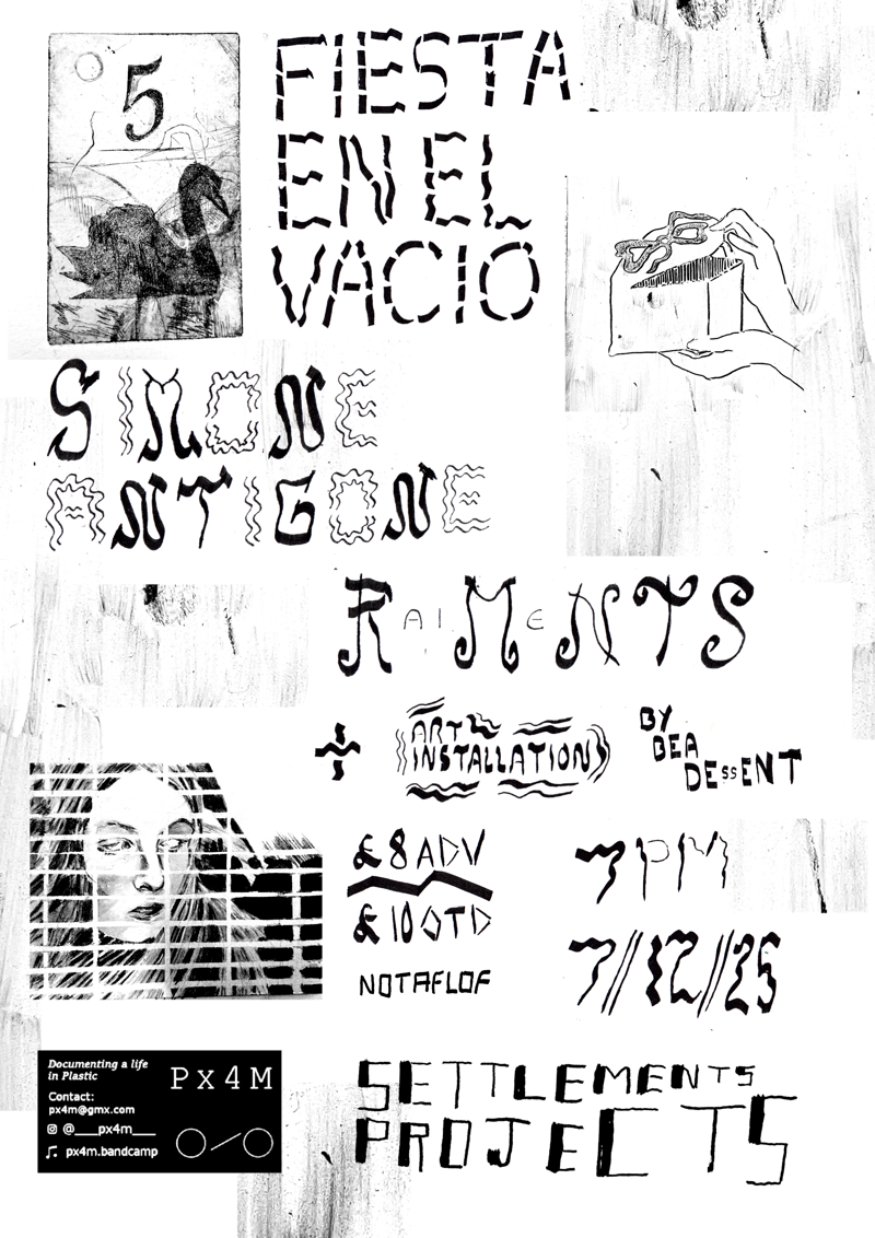 Fiesta En El Vacio, Simone Antigone, Raiments