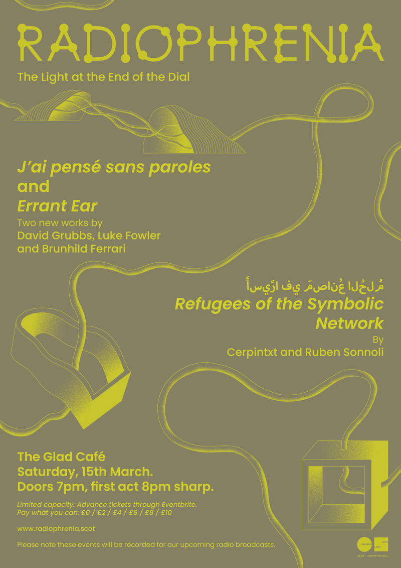 Cerpintxt & Ruben Sonnoli / David Grubbs, Luke Fowler & Brunhild Ferrari