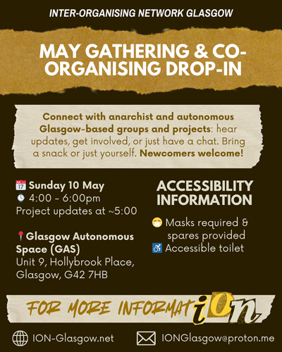 ION Glasgow May Gathering & Co-Organising Drop-In