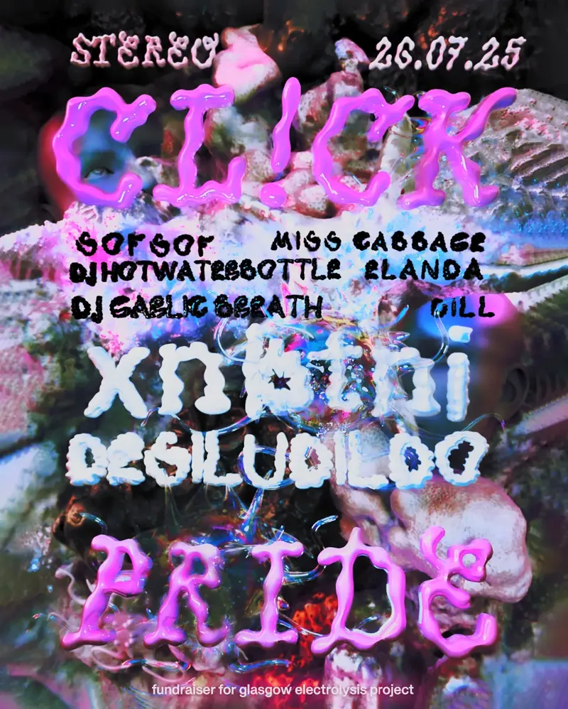 CL!CK PRIDE - Fundraiser for Glasgow Electrolysis Project