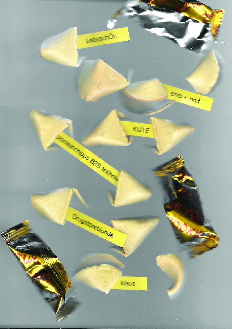 Events Research Programme: babyschön, KUTE, Klaus, Enel + Nnif, Plantainchipps B2B Tekhole, Drugstoreblonde