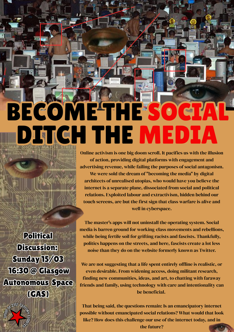 2026-03-15 Political Discussion: Become the Social, Ditch the Media
